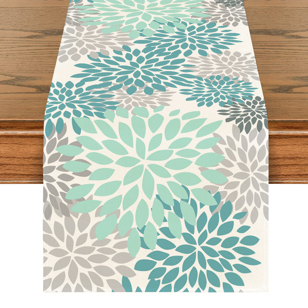 Art Table Runner Farmhouse Polyester Tablecloth