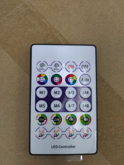 US Local LED Rope Lights Outdoor, RGB Remote Control Fairy String Lights Plug In With 200 LEDs, Super Durabl