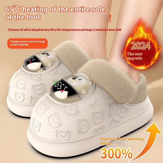 Electrothermal Couple Household Rechargeable Heating Shoes