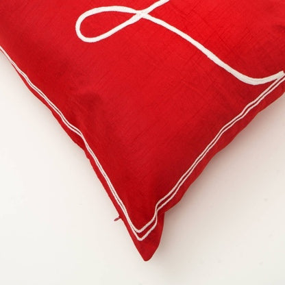 US Local Polyester Lumber Pillow With Embroidery Work Soft & Stylish Accent