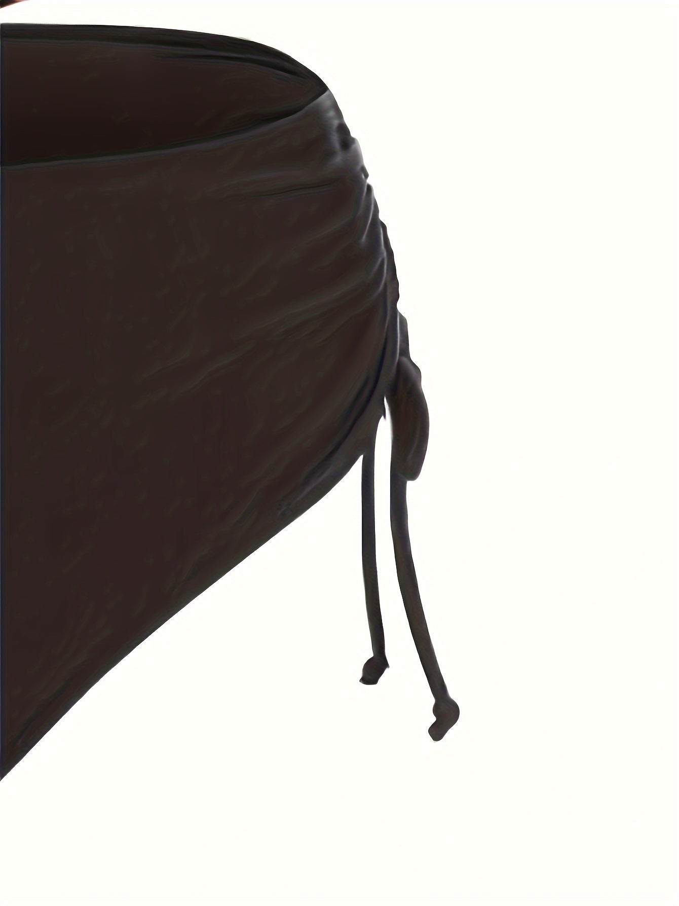 Women's Fashionable And Sexy Tankini Set, With Ruffled Edges And Halloween Skull Print, Two-piece Swimsuit, Vacation Style.