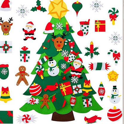 US Local Felt cloth to decorate the Christmas tree