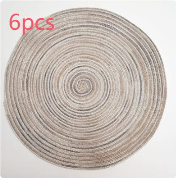 Western-style Placemat Home Placemat Coasters Heat Proof Mat