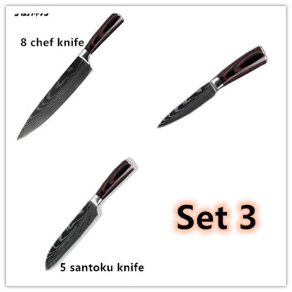 US Local Carpenter's Special Set 6-piece Set 8-piece Set Knife Chef Knife Kitchen Knife Cooking