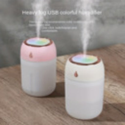 US Local Portable Mini  Humidifier, 220ml,Small Cool Mist Humidifier, USB Personal Desktop Humidifier For Bedroom Travel Office Home Random Colors