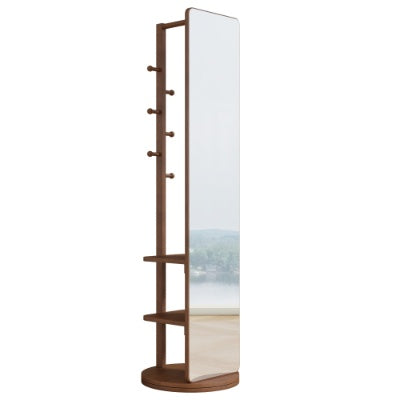 US Local Full Ength Mirror, Rubber Wood  Mirror 65.7x17.7 Inches Mirror Width 13.7 Inches Large Full Length Mirror Easy To Dress Organize And Place In The Bedroom Living Room Office Cloakroom