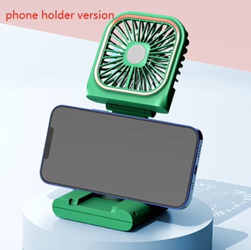 US Local Hands-free Neck-Fan Band Hands-Free Hanging USB Rechargeable Dual Cooling Fan Mini Air Cooler Summer Portable Foldable Fan