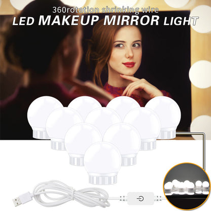 US Local USB Touch Switch LED Mirror Light Bulb