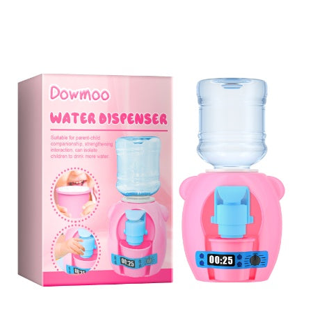 US Local Dowmoo Children's Mini Water Dispenser, Baby Kitchen Toys Mini Fun Every Home Drink Machine Can Water