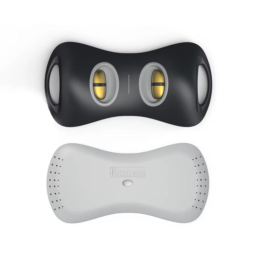 US Local Kneading Electric Lumbar Heat Traction Back Massager Lumbar Massage Back Stretcher