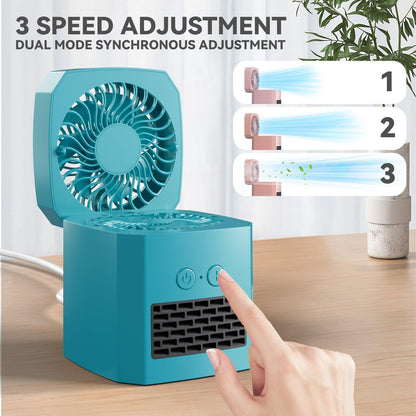 US Local Dual-function Cooling And Heating Fan For Home Comfort, Suitable For Room Cooling And Heating