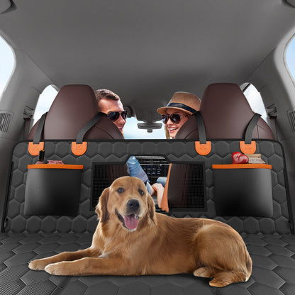 US Local VEVOR 54 X 25.6 In Dog Car Seat Cover For Back Seat Waterproof 600D For Cars
