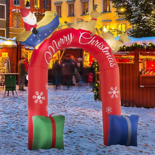 Christmas Inflatable Gingerbread House Archway
