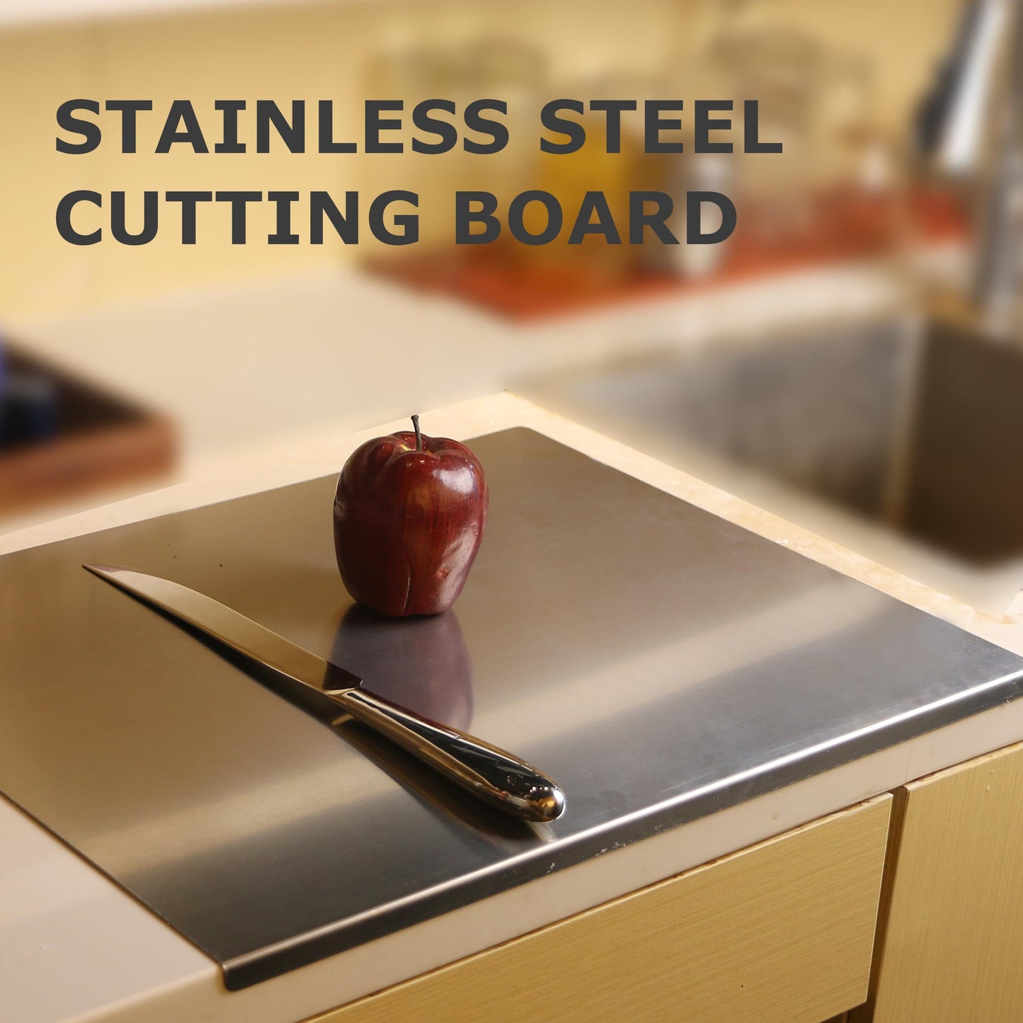UK Local Stainless Steel Cutting Board 40X50cm