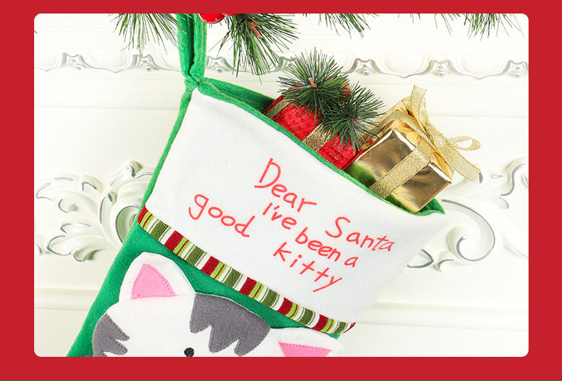 Christmas sock pendant