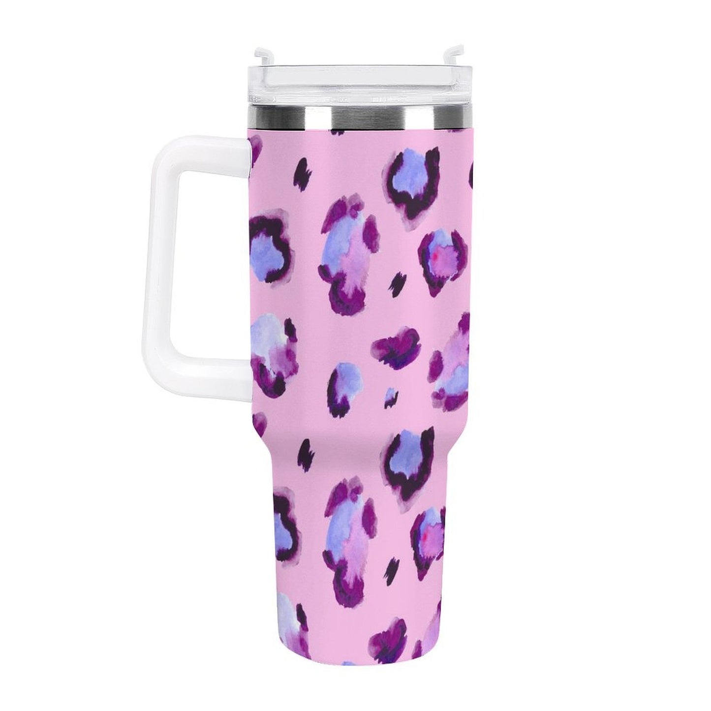 PHDT00396 POD US Local Tumbler 40 oz Large Capacity Car Cup Leopard