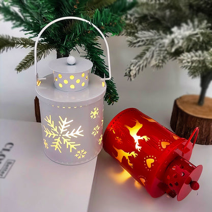 US Local Christmas Candle Lights LED Small Lanterns Wind Lights Electronic Candles Nordic Style Creative Holiday Decoration Decorations