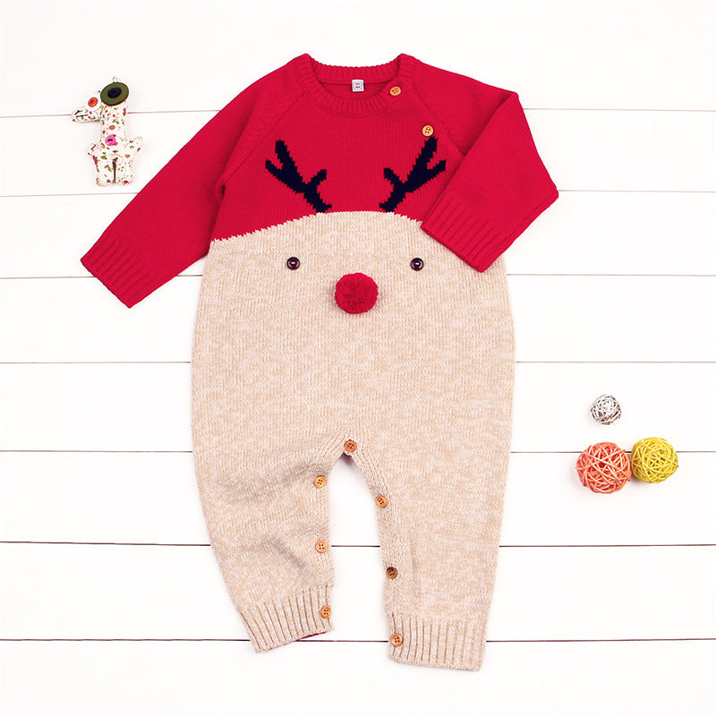 Children's Christmas knitted sweater