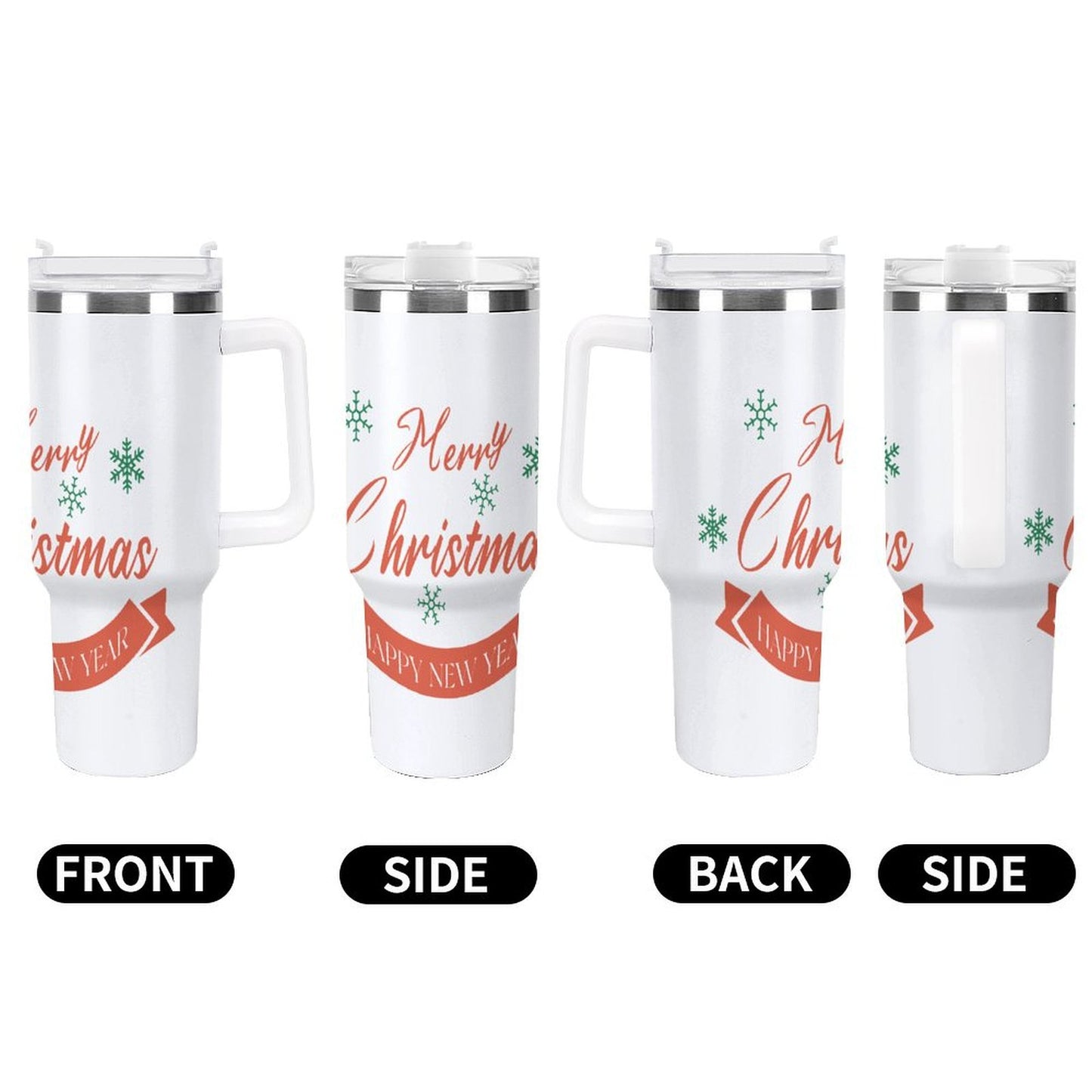 PHDT00277 POD US Local Tumbler 40 oz Large Capacity Car Cup Christmas