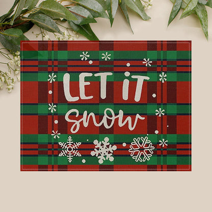 Christmas Printing Non-slip Placemat