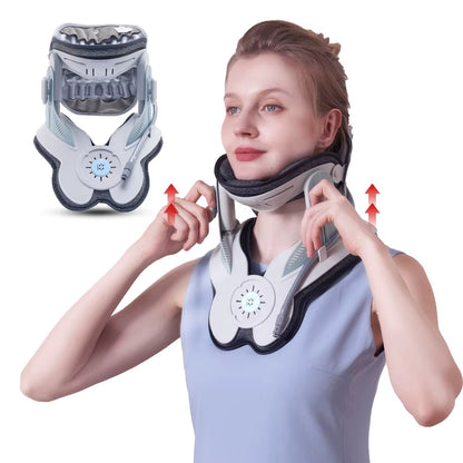 US Local Chiropractic Posture Corrector Neck Cervical Traction Shoulder Relaxer For Tension Release