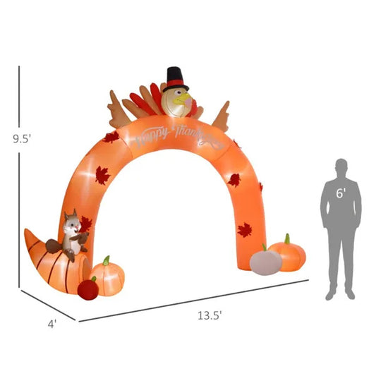 Christmas Inflatable Gingerbread House Archway