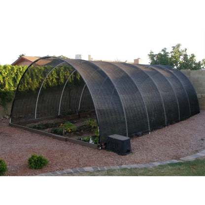 US Local Sunblock Shade Cloth With Grommets Black For Plant Cover Greenhouse Barn Kennel Pool Pergola