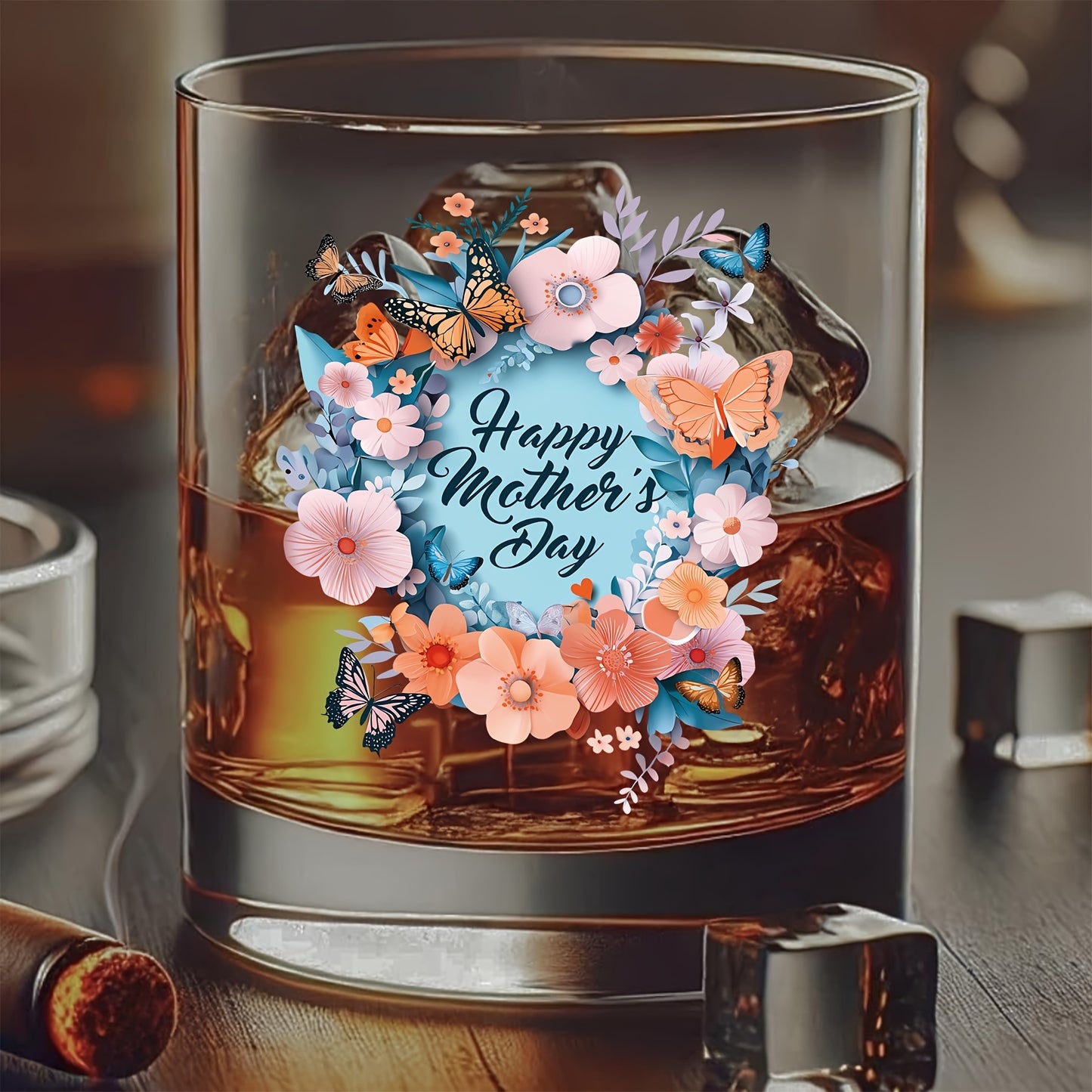 Presidents Day Mothers Day Whiskey Glass