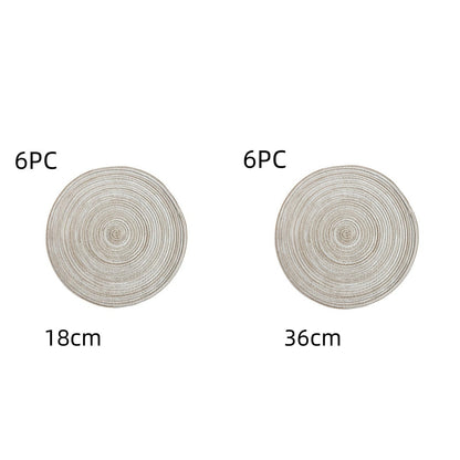 Western-style Placemat Home Placemat Coasters Heat Proof Mat