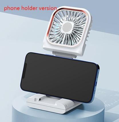 US Local Hands-free Neck-Fan Band Hands-Free Hanging USB Rechargeable Dual Cooling Fan Mini Air Cooler Summer Portable Foldable Fan