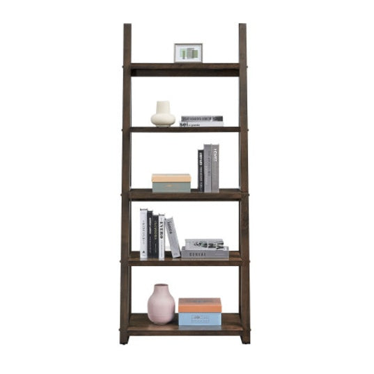 US Local 5 Tiers Of Shelves, Bookshelves, Storage Shelves, Bookshelves With Rubberwood Frames