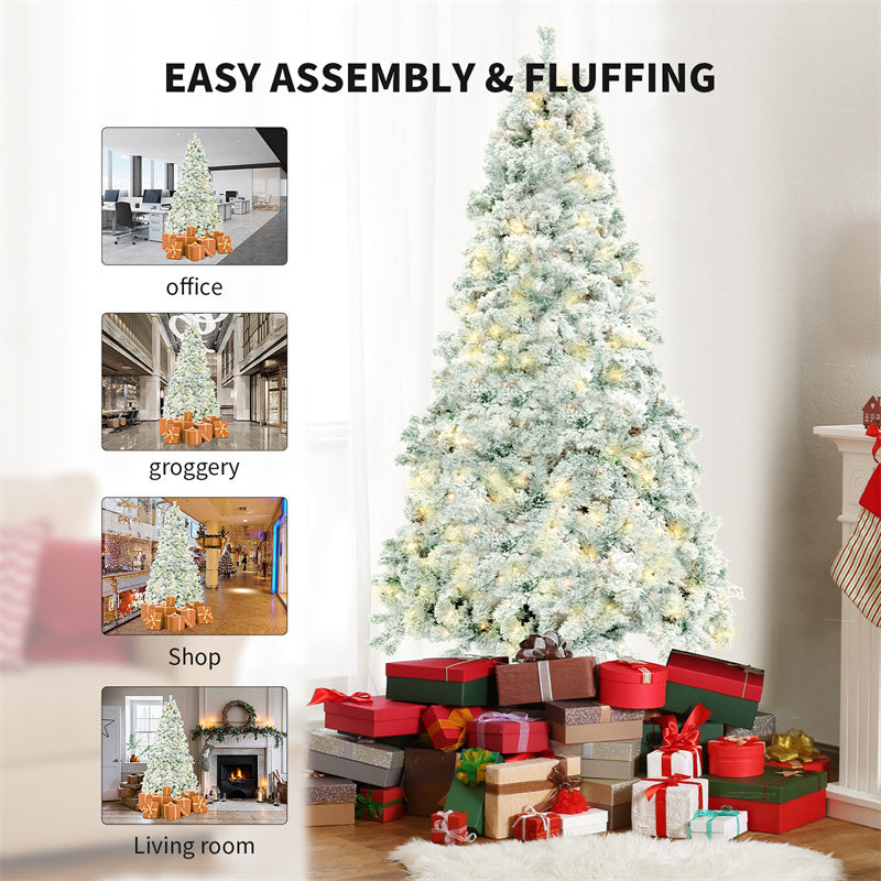 USA Local Christmas Tree PVC Artificial Snow Christmas Tree Mall Window Decoration Tree Cedar Christmas Tree Christmas Decoration Supplies