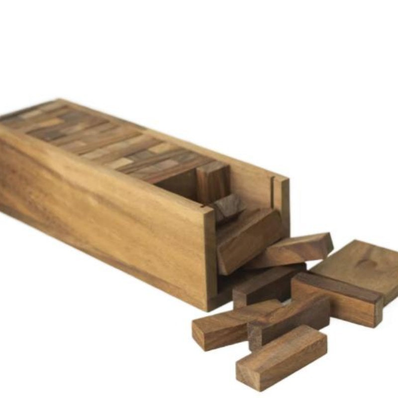 US Local Wooden Building Blocks - Fun Toys For Family Games, Board Games, Parties And Family Reunions