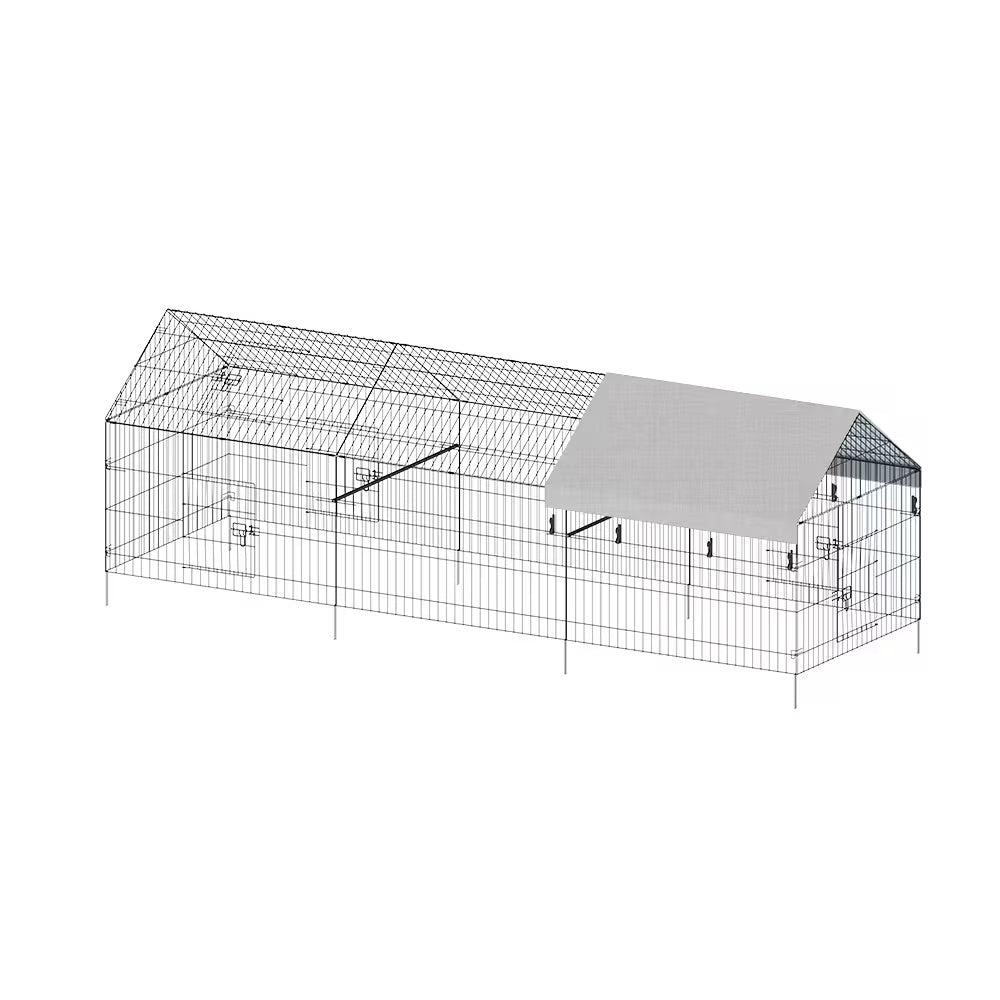 US Local Poultry Farming Outdoor Metal Chicken Coop