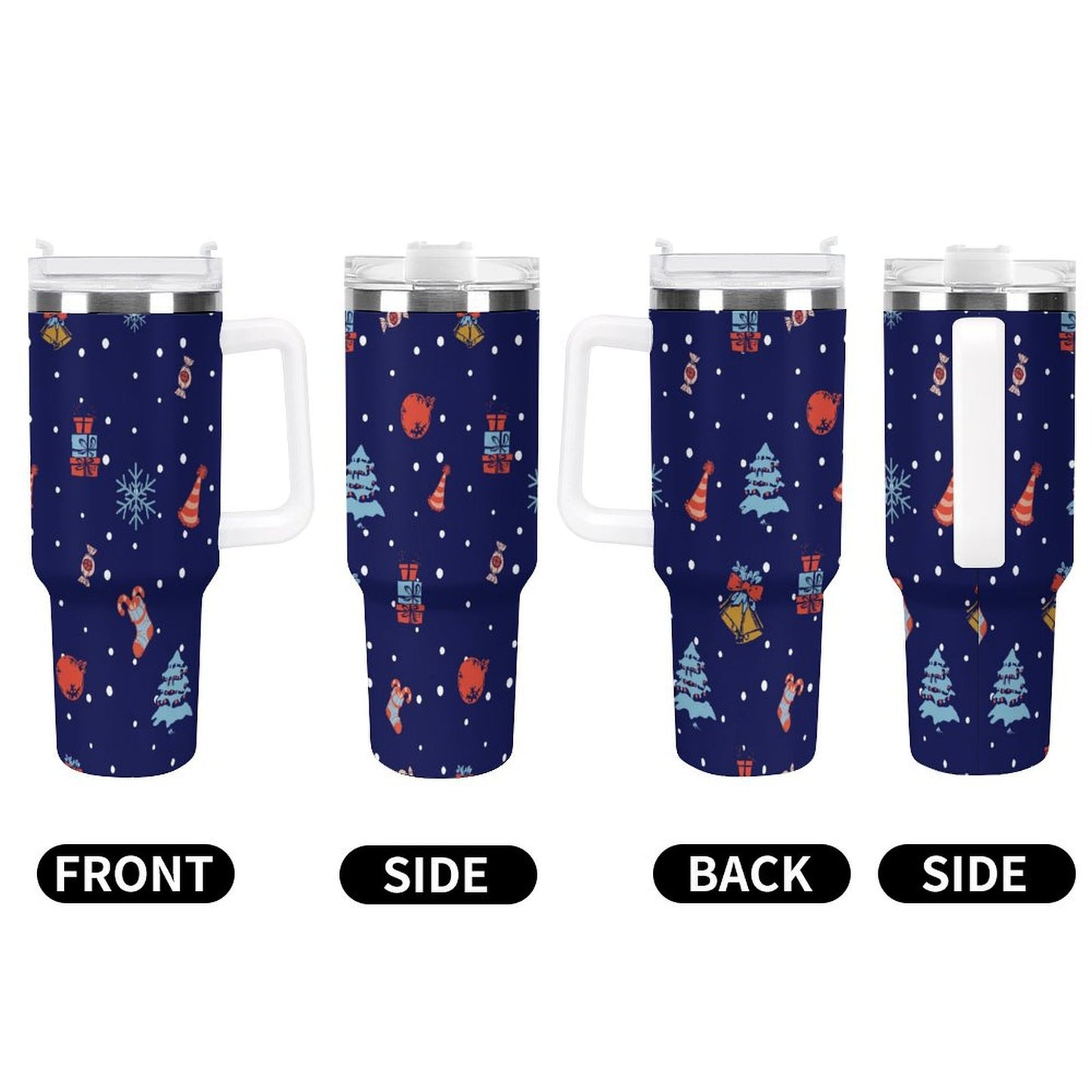 PHDT00153 POD US Local Tumbler 40 oz Large Capacity Car Cup Christmas
