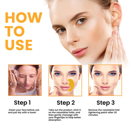 US Local EELHOE Nasolabial Folds Patch, Fade Fine Lines Law Lines Lifting And Tightening Facial Skin Moisturizing And Hydrating