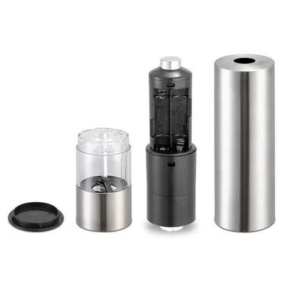 US Local Electric Salt Pepper Grinder With Light Adjustable