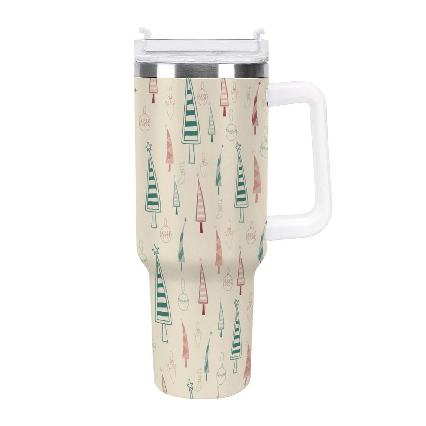 POD US Local 40oz Large Large Capacity Car Cup, Christmas Tree