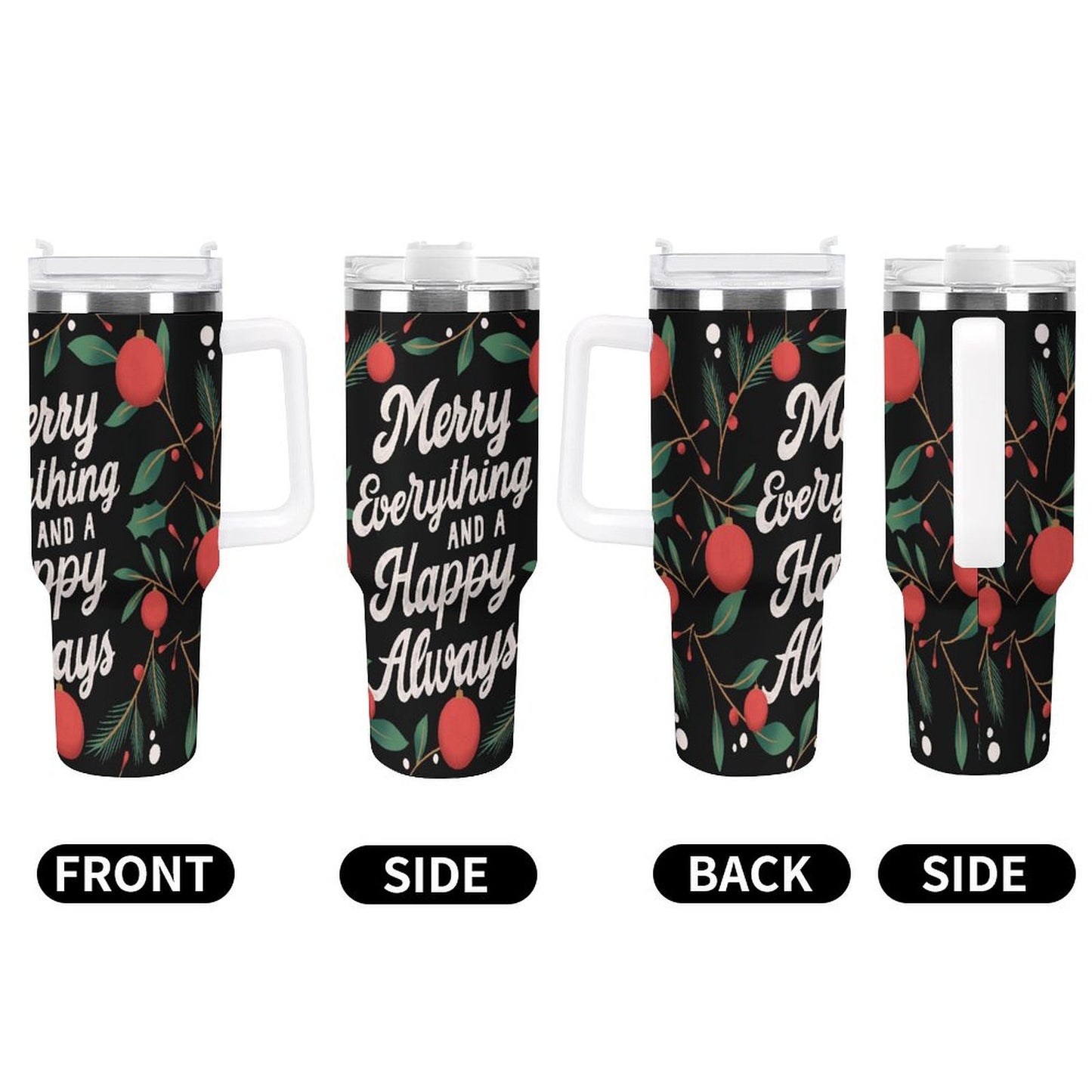 PHDT00172 POD US Local Tumbler 40 oz Large Capacity Car Cup Christmas