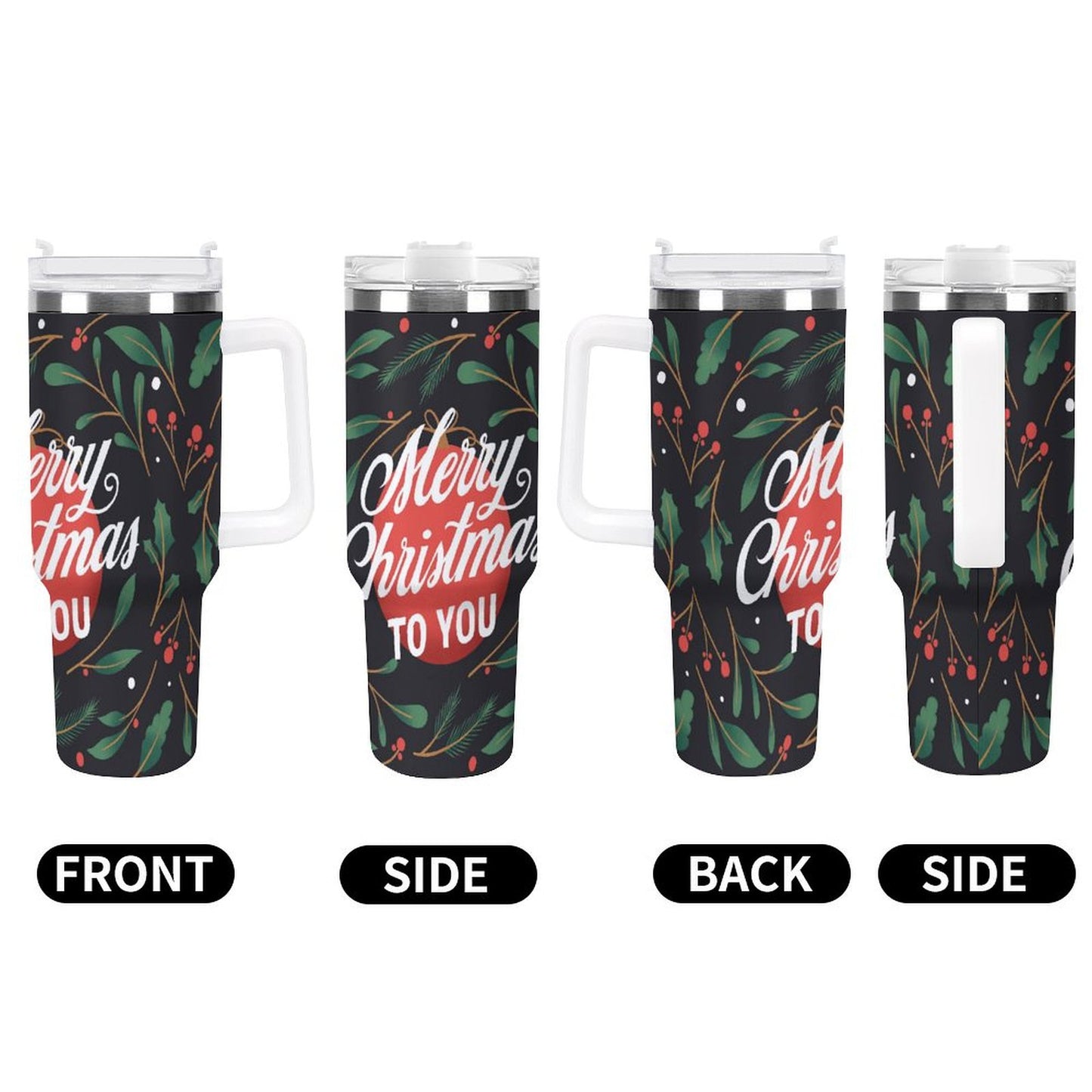 PHDT00174 POD US Local Tumbler 40 oz Large Capacity Car Cup Christmas