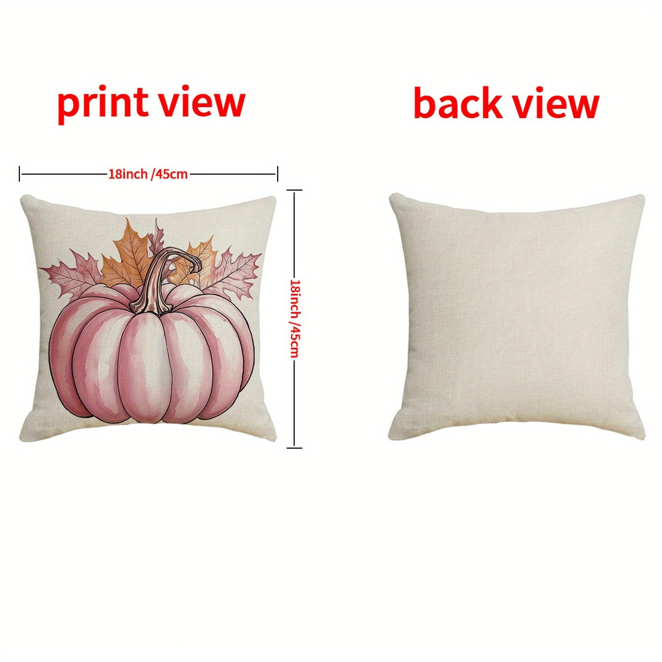 US Local 4PCS Fall Pillowcases