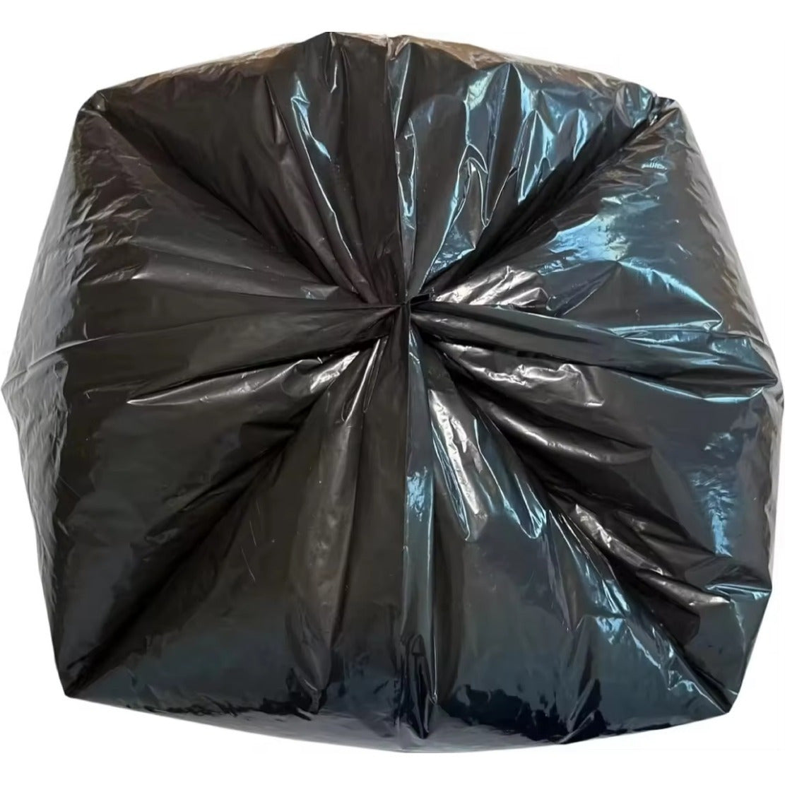 US Local 120 35 Gallon Lightweight Stretchable Garbage Bags - Star Sealed Bottom, Black Plastic Lining, Not Available On Weekends