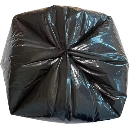 US Local 120 35 Gallon Lightweight Stretchable Garbage Bags - Star Sealed Bottom, Black Plastic Lining, Not Available On Weekends