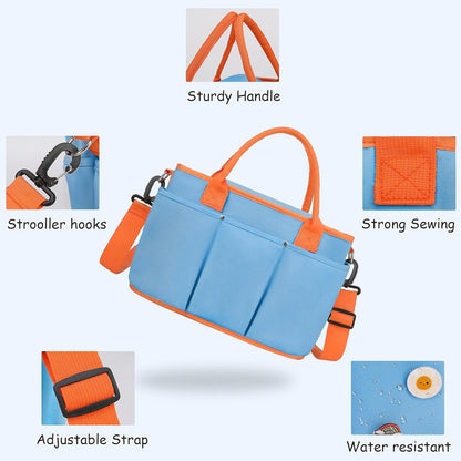 US Local Diaper Bag Tote-Diaper Baby Bags,Waterproof Large Mommy Bag Maternity Bag For Hospital And Weekender Travel