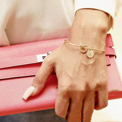 Titanium Steel 26 English Letters Bracelet Diy Love Heart