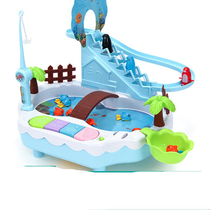 Magnetic Fish Intelligence Brain Children's Electric Fishing Toy 3-year-old Baby Boy And Girl Treasure