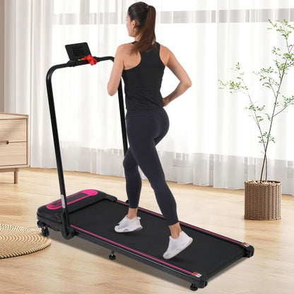 US Local NEW Folding Walking Pad Under Desk Treadmill For Home Office -2.5HP Walking Treadmill With Incline 0.5-7.5MPH 300LBS Capacity Treadmill For Walking Running - Two Ways To Adjust Speed