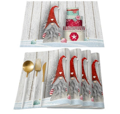 Christmas Placemat Non-slip Heatproof Placemat