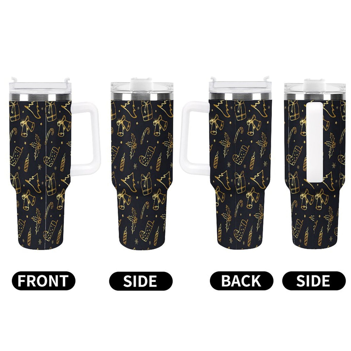 PHDT00290 POD US Local Tumbler 40 oz Large Capacity Car Cup Christmas Gift Golden