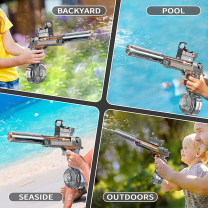 US Local Transparent Desert Eagle Electric Water Gun - The Perfect Gift For Summer Holidays, Safe And Fun To Play